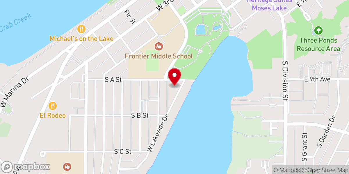 Map showing location of Immanuel Lutheran Church