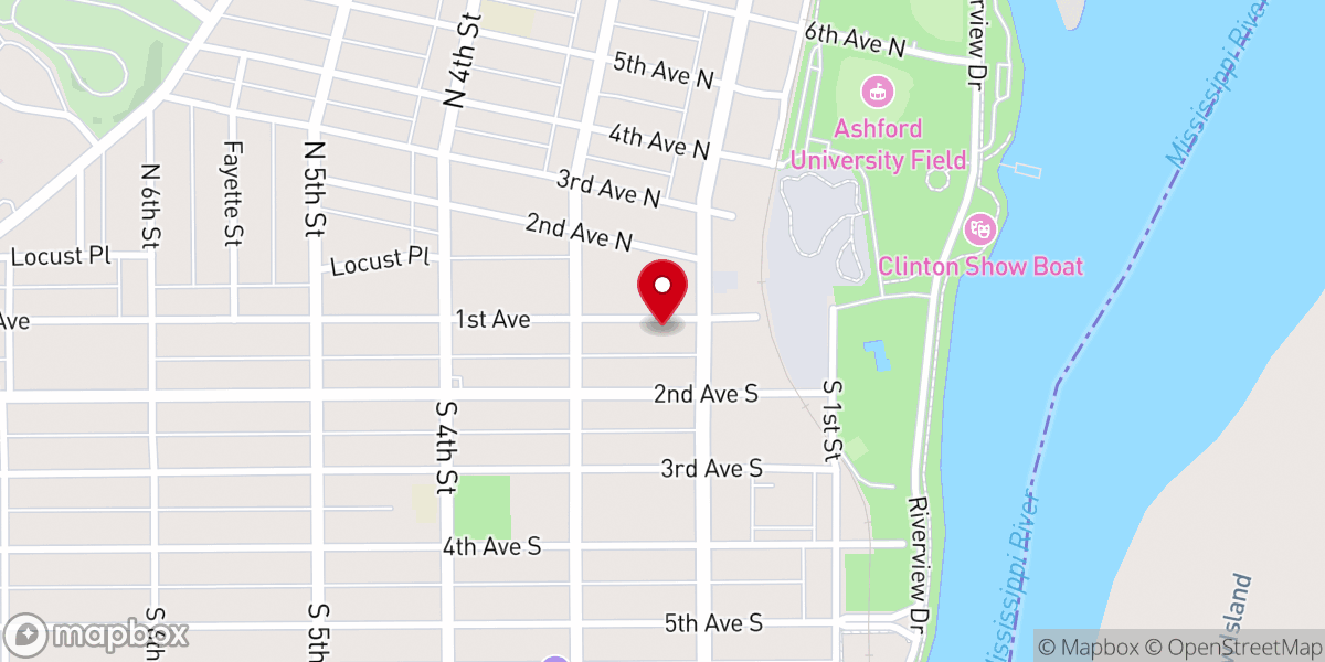 Map showing location of Information Referral & Asstnc