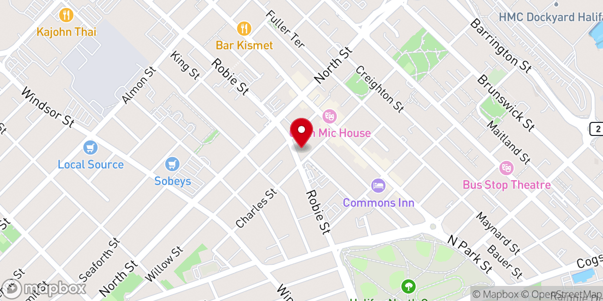 Map showing location of All Nations Church