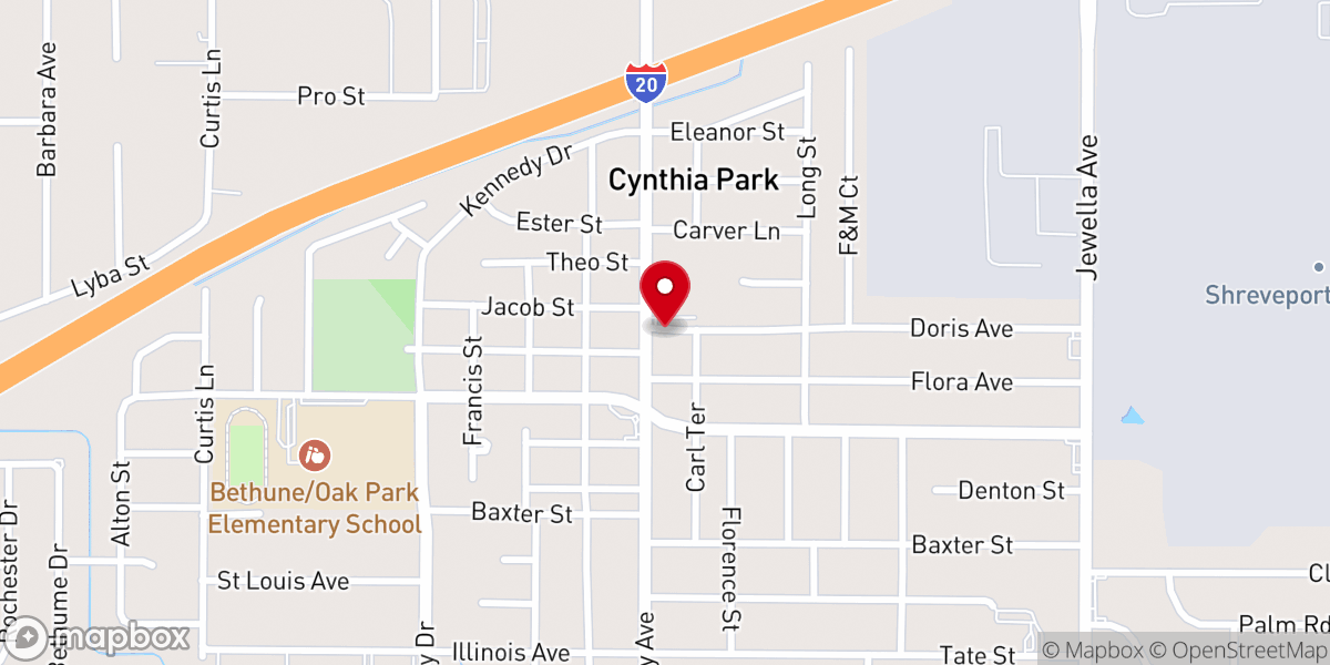 Map showing location of Jewella Methodist Church