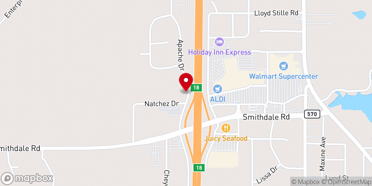 Map showing location of Mission Center-United Methodist