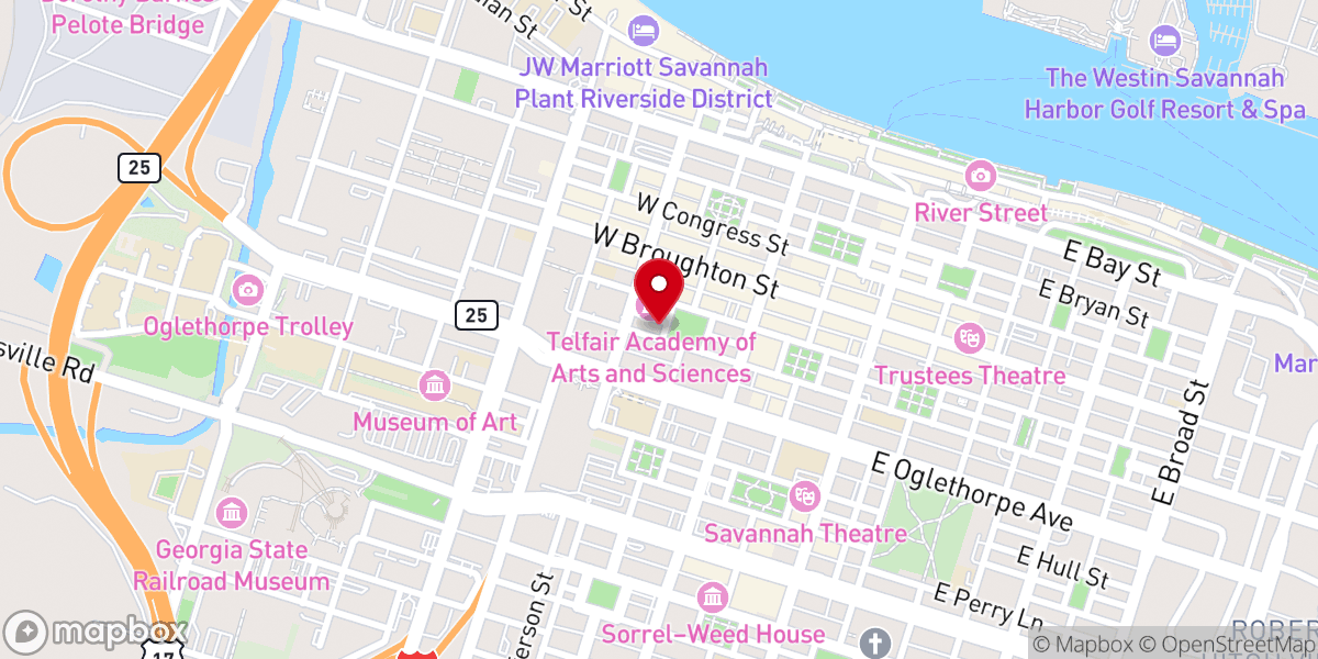 Map showing location of Trinity United Methodist Church