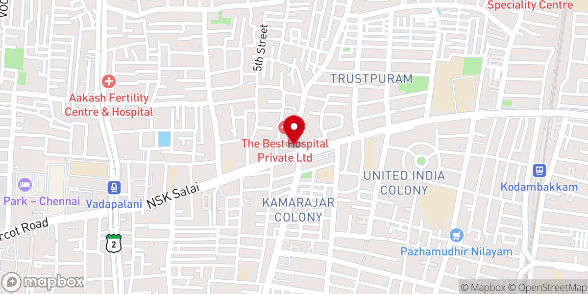 Map showing location of Full Gospel Pentecostal Church