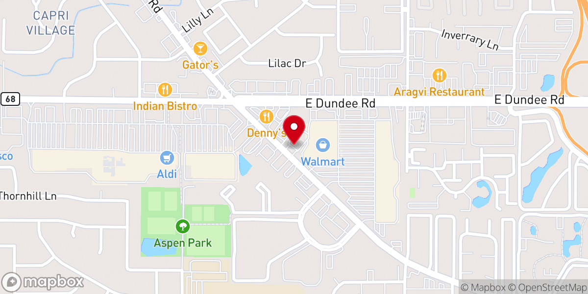 Map showing location of Faith Feeds - Food Pantry on Rand