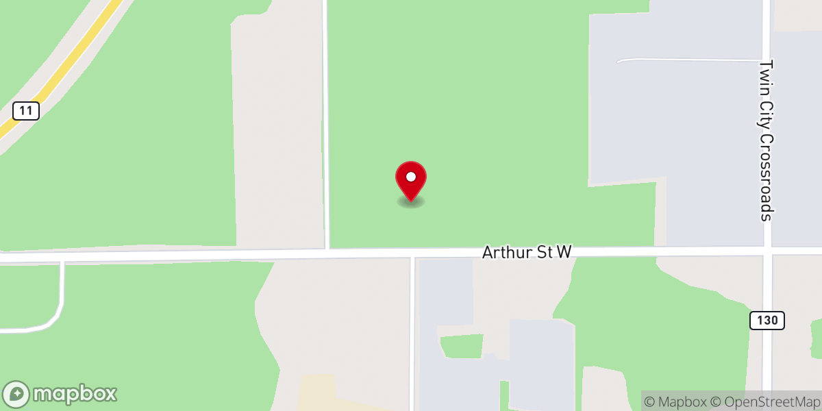 Map showing location of Thunder City Speedway