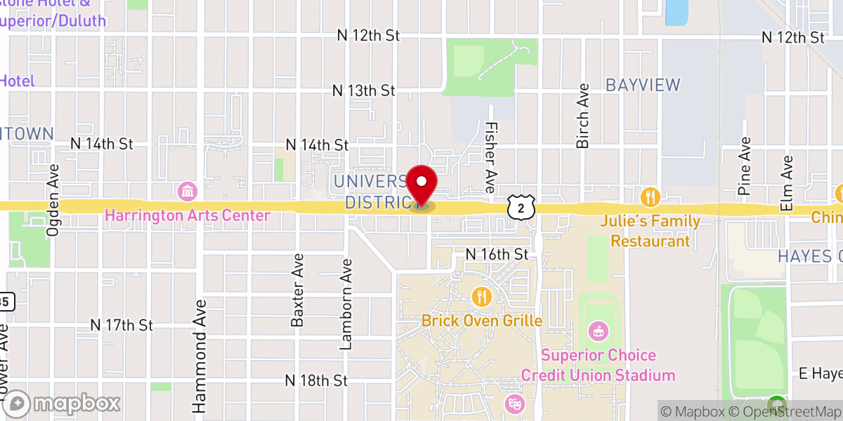 Map showing location of Trinity Masonry & Concrete, Inc.