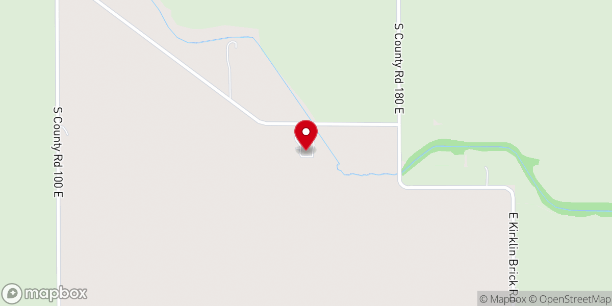 Map showing location of The Willow Creek Barn