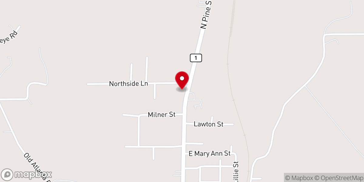 Map showing location of Vivian Church of the Nazarene