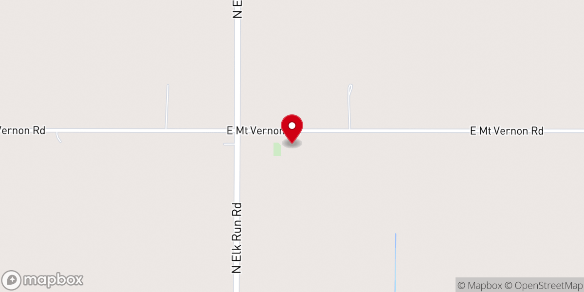 Map showing location of St John's Lutheran Church