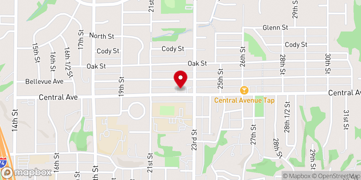 Map showing location of 콰드시티한인연합감리교회 (Korean Untd Methodist Church of the Quad Cities)