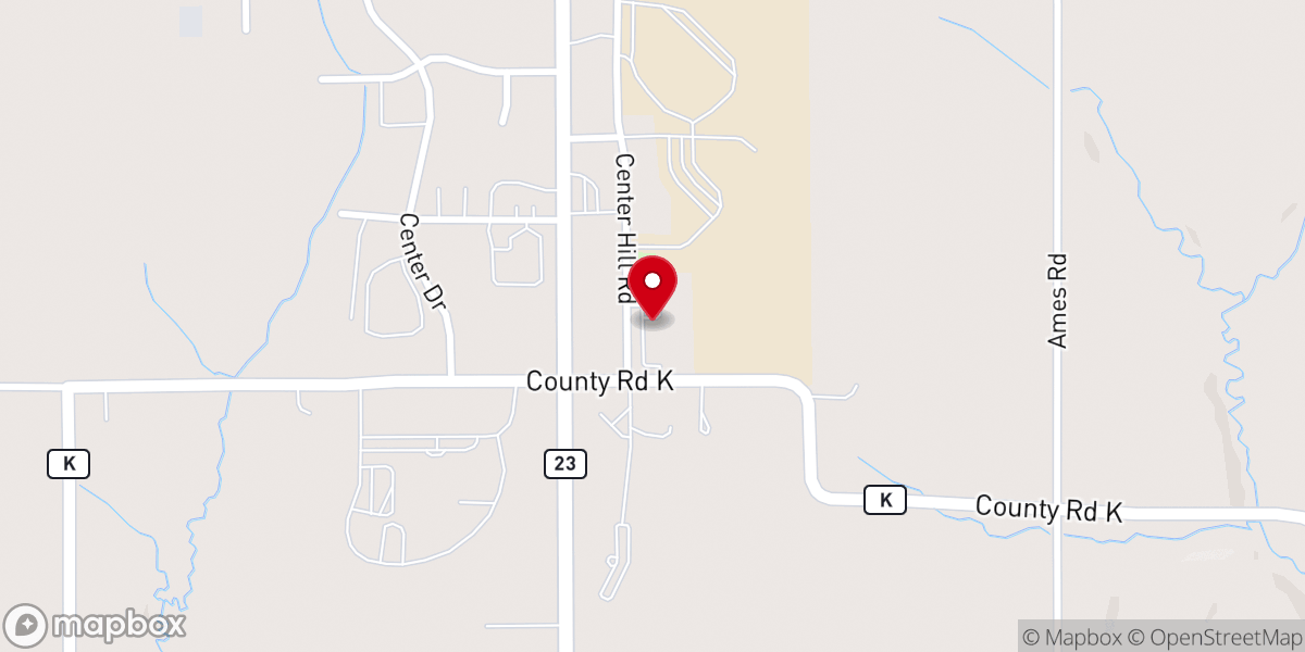 Map showing location of Lafayette County Christian Church