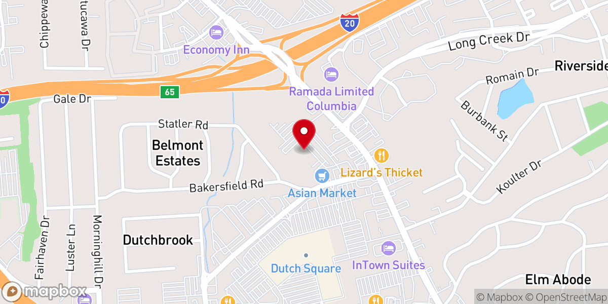 Map showing location of Word of God Church & Ministries International