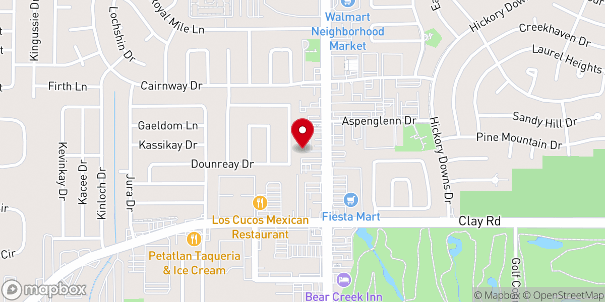 Map showing location of Overflow Church