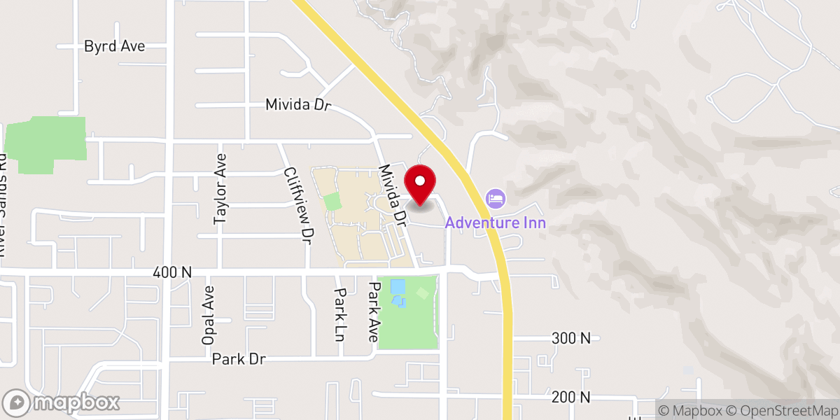 Map showing location of Canyonlands Fellowship Church