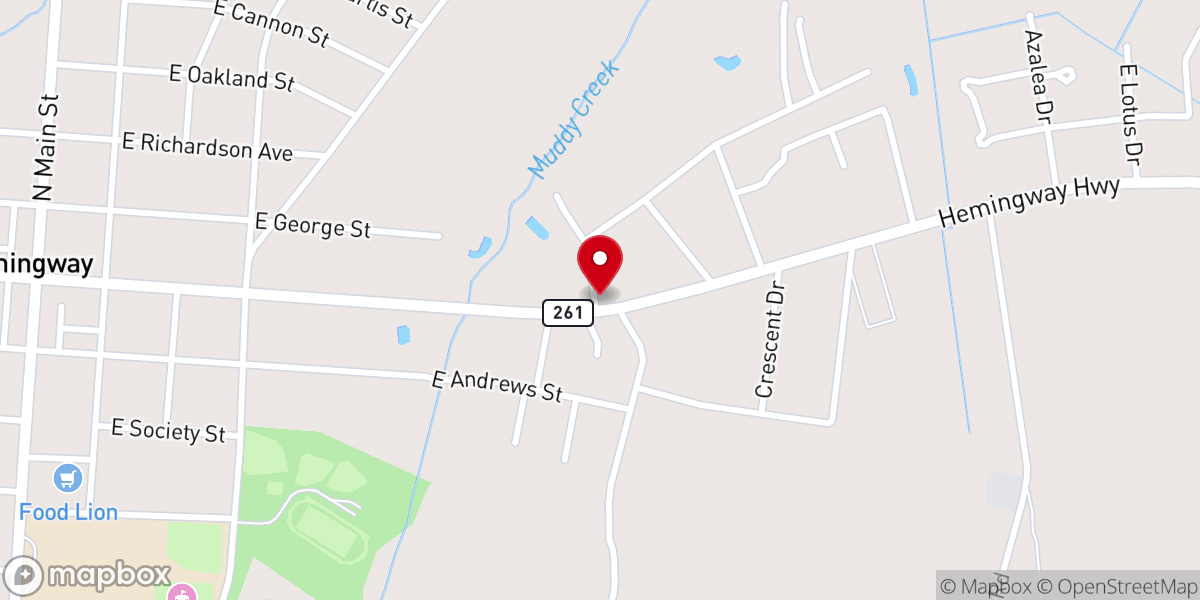 Map showing location of Cornerstone Church of God