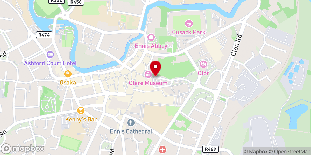 Map showing location of M7 Green Bus - Dublin Bus - Friars Walk Bus Stop - Temple Gate Car Park