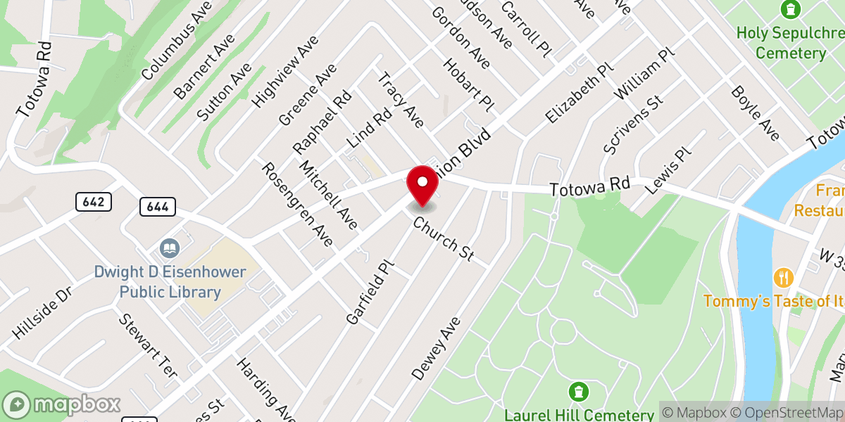 Map showing location of Wholelife Community Church
