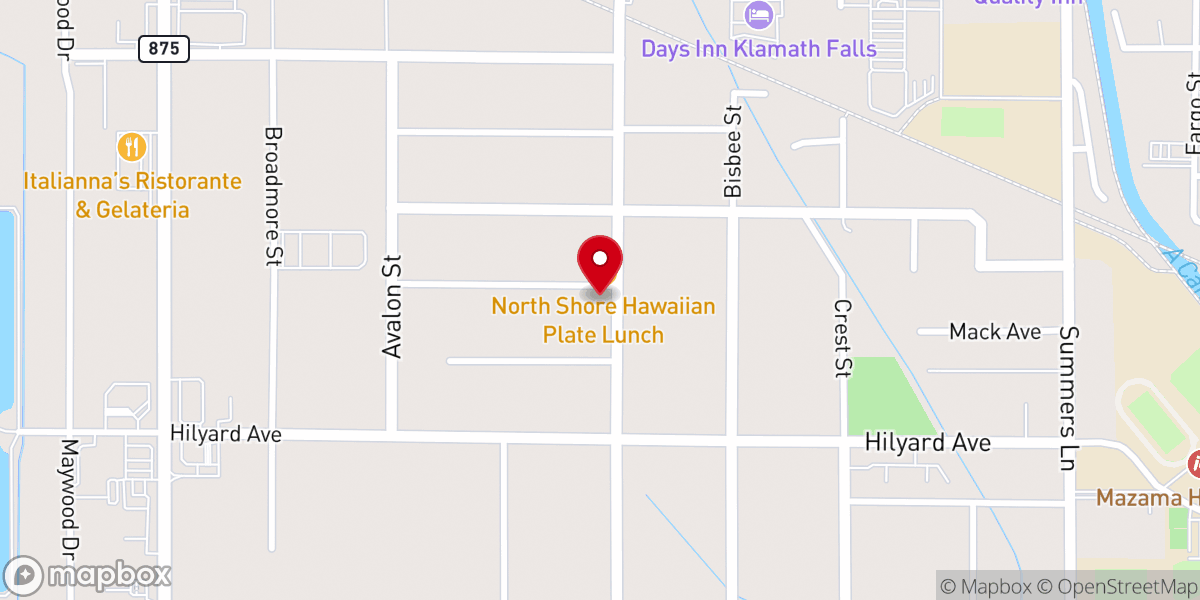 Map showing location of First Church of God