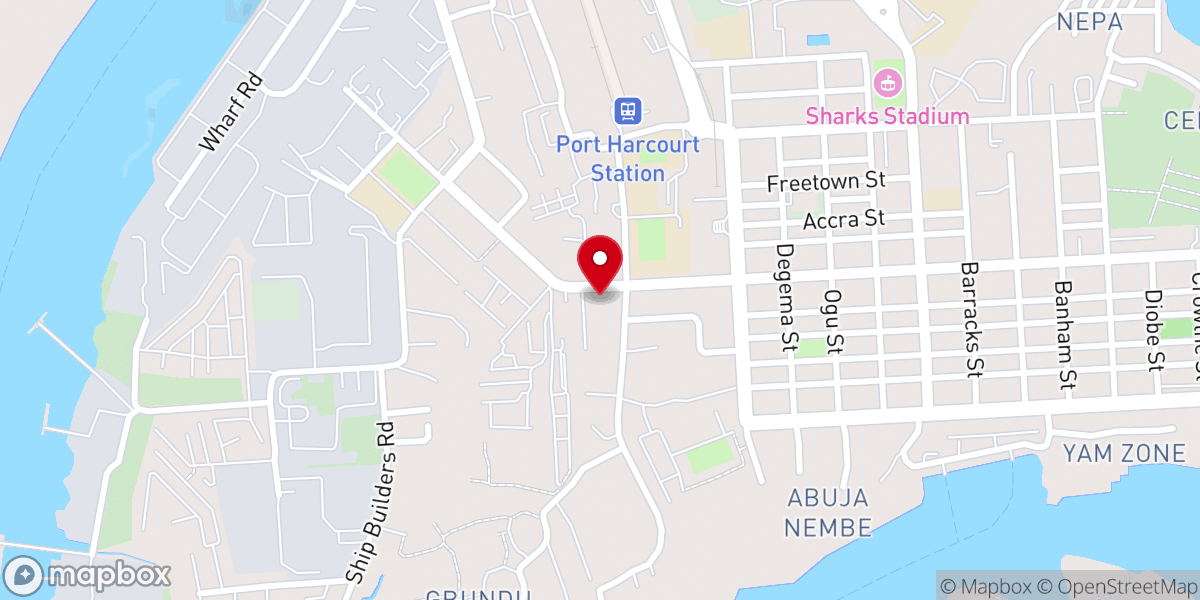 Map showing location of Wesley Methodist Church