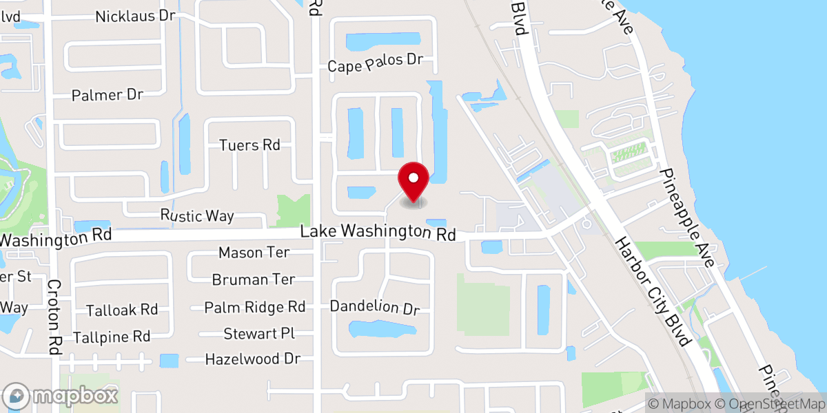 Map showing location of Northside Presbyterian Church
