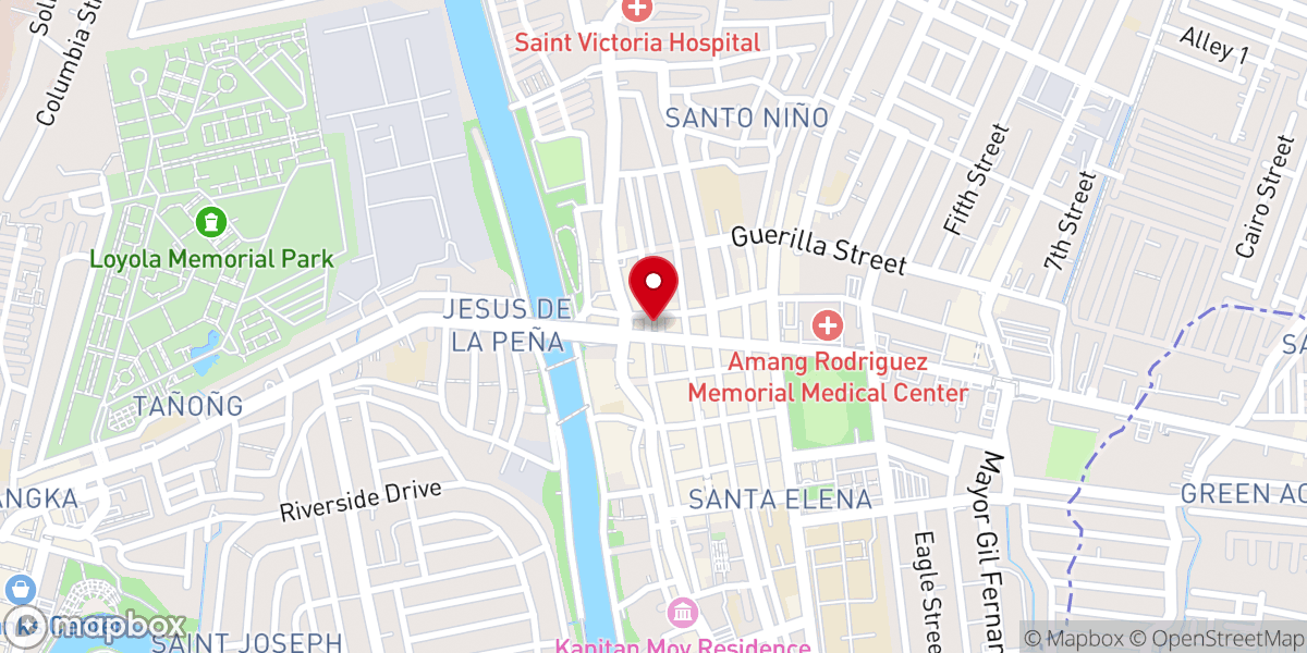 Map showing location of CHRISTIAN REFORMED CHURCH IN THE PHILIPPINES - MARIKINA