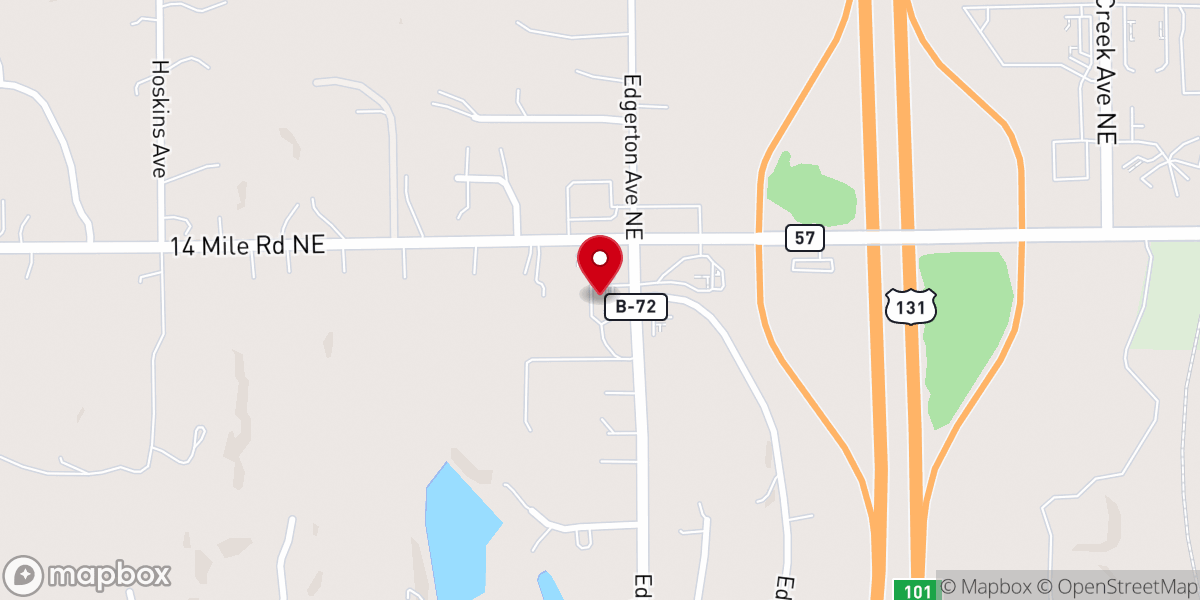 Map showing location of Lean On Me Outreach Center