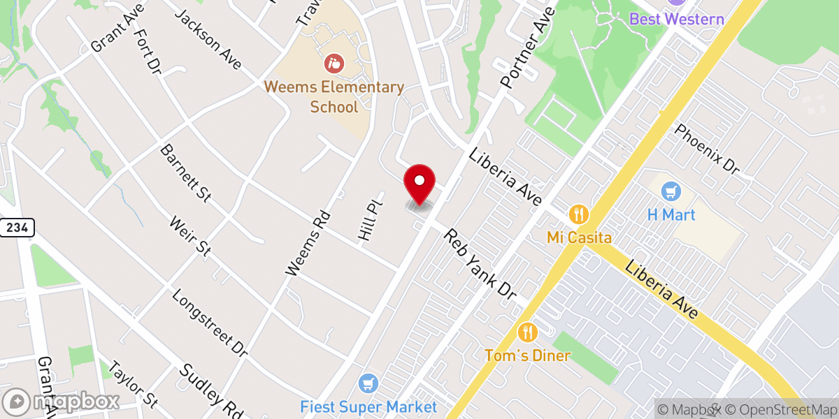 Map showing location of Soul's Harbor Church of God