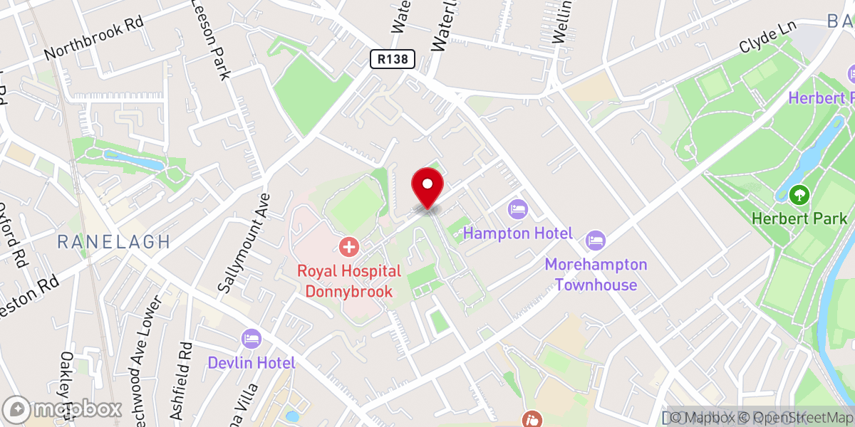 Map showing location of Avila Carmelite Centre (Discalced Carmelites)