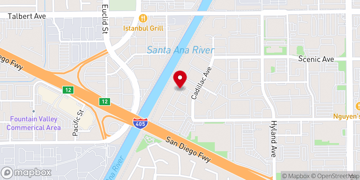 Map showing location of St Barnabas Orthodox Church