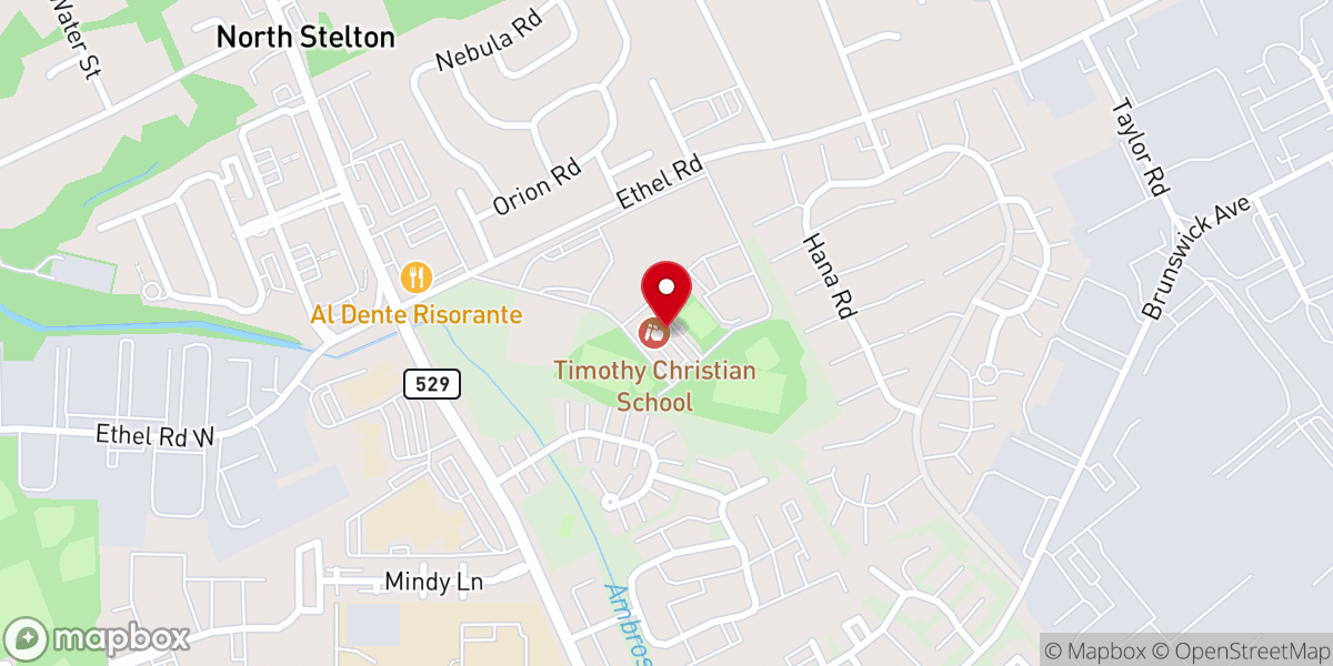 Map showing location of Christ Community Church