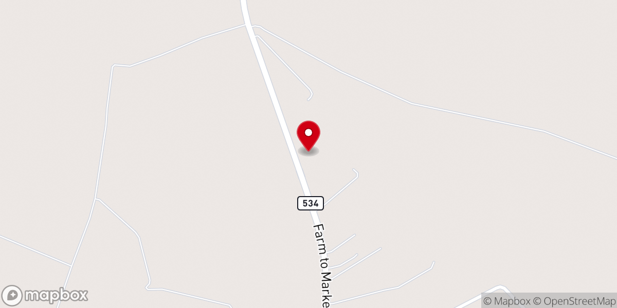 Map showing location of West Shore Baptist Church