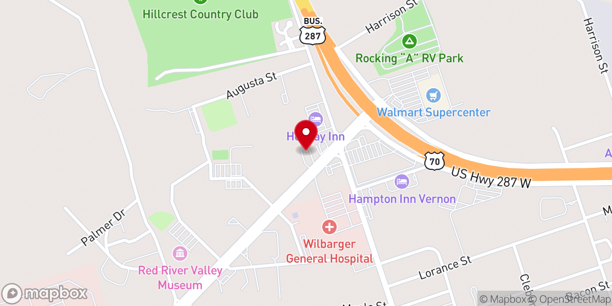 Map showing location of Braum's Ice Cream & Dairy Store