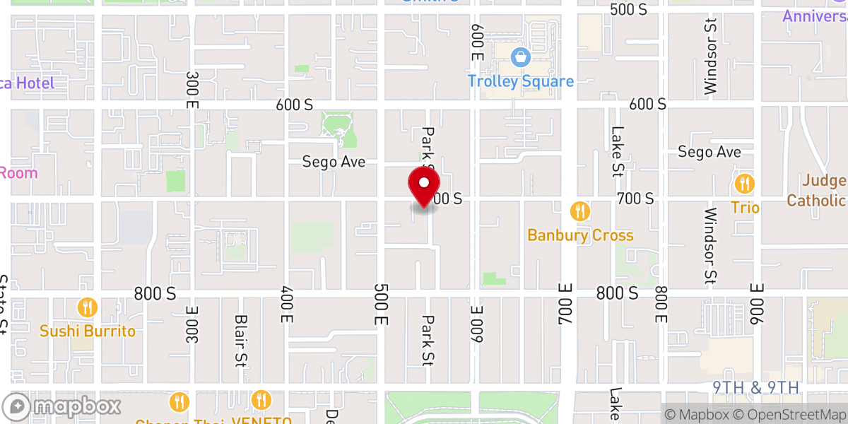 Map showing location of Church of Tonga, Salt Lake City