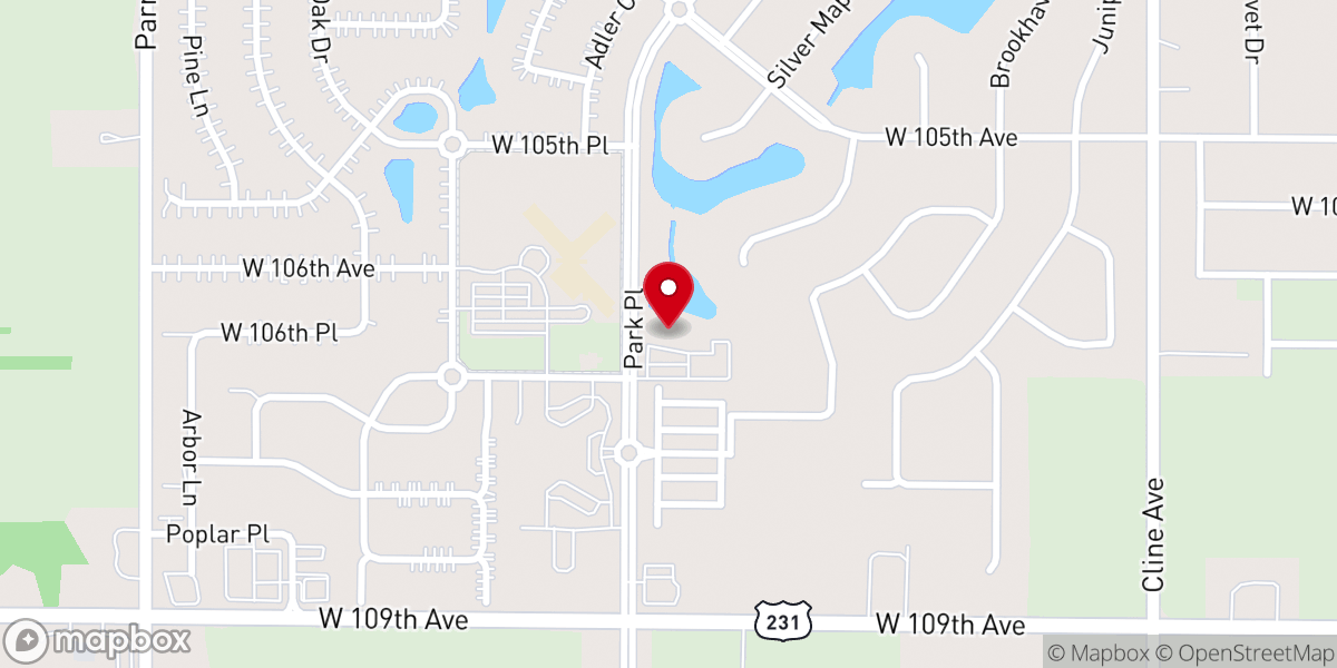 Map showing location of Redeemer United Reformed Church