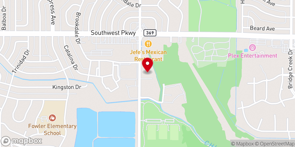 Map showing location of Lakeview Church - The Nazarene