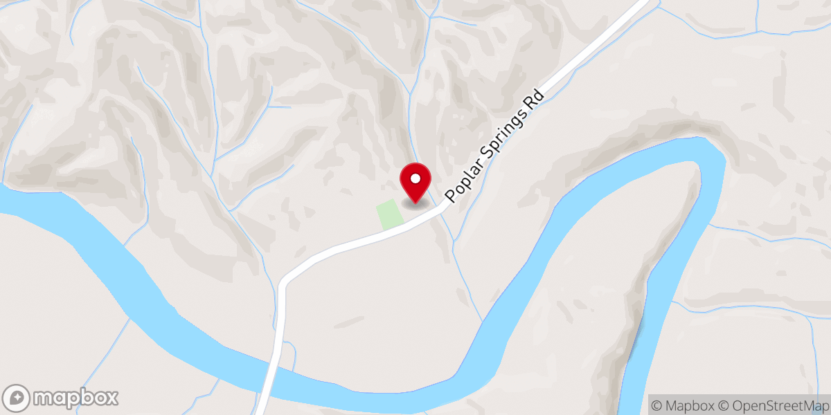 Map showing location of Whittenburg Church