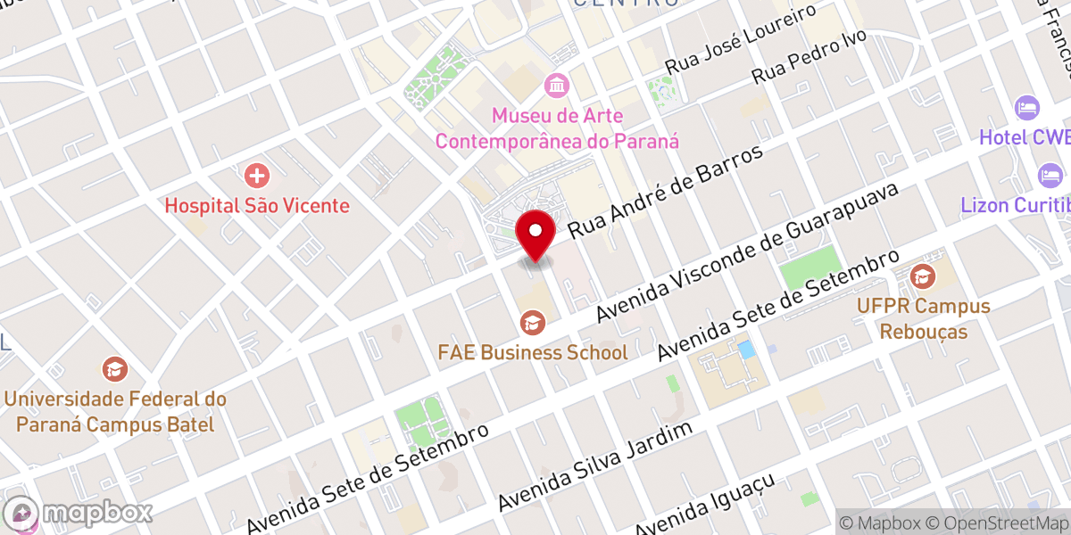 Map showing location of Paróquia Senhor Bom Jesus dos Perdões