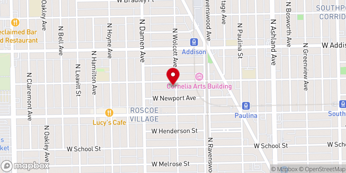 Map showing location of Ascension Lutheran Church
