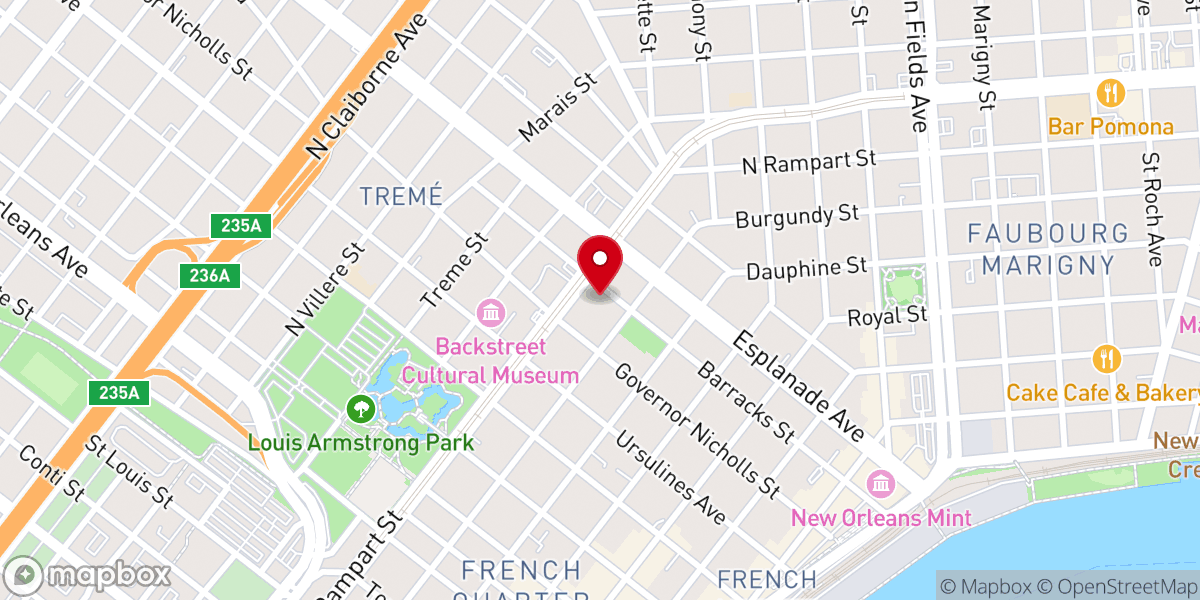 Map showing location of Center of Jesus the Lord