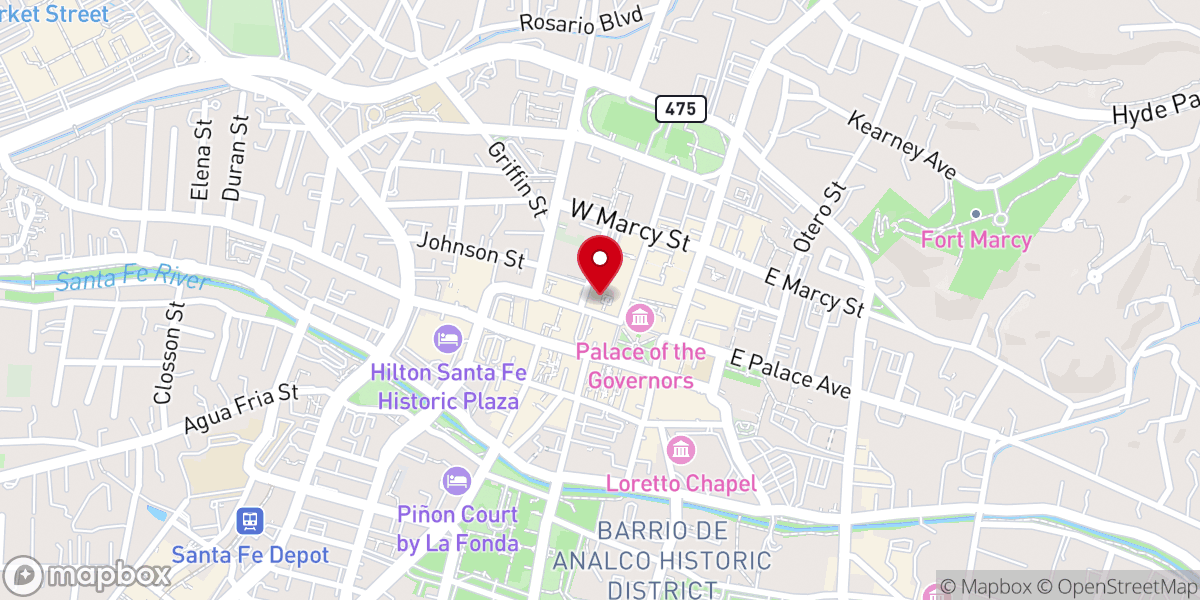 Map showing location of St. Francis Auditorium