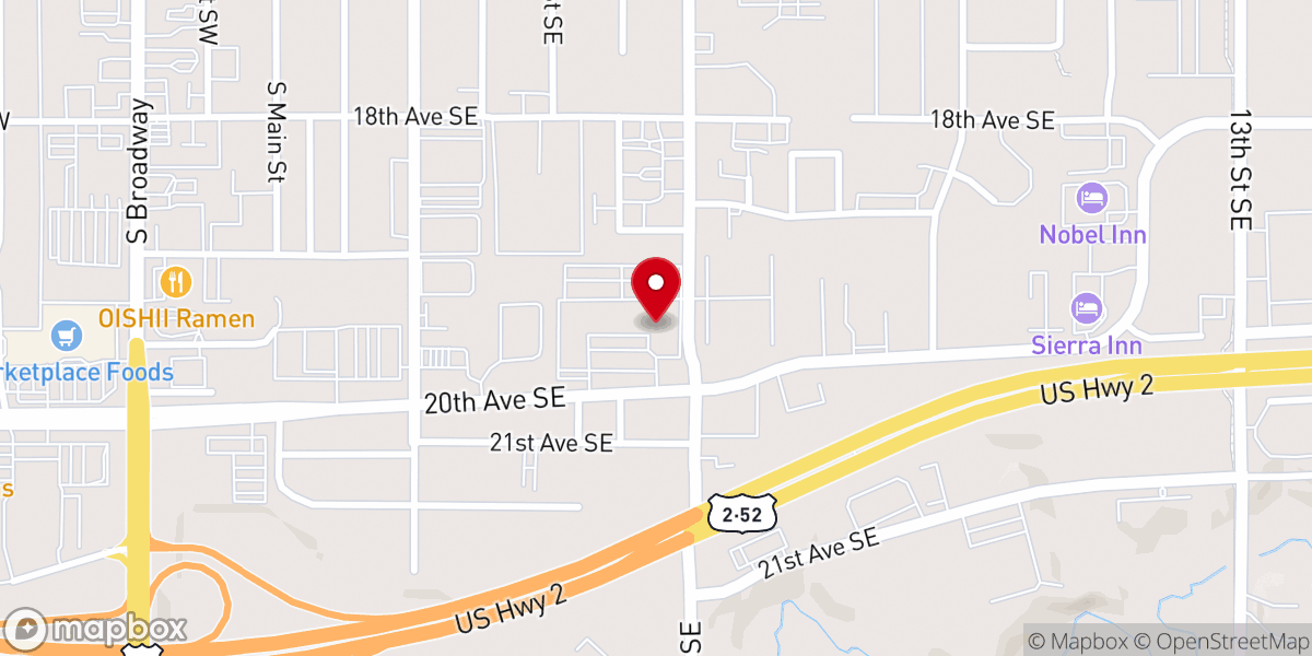 Map showing location of The Pursuit Church