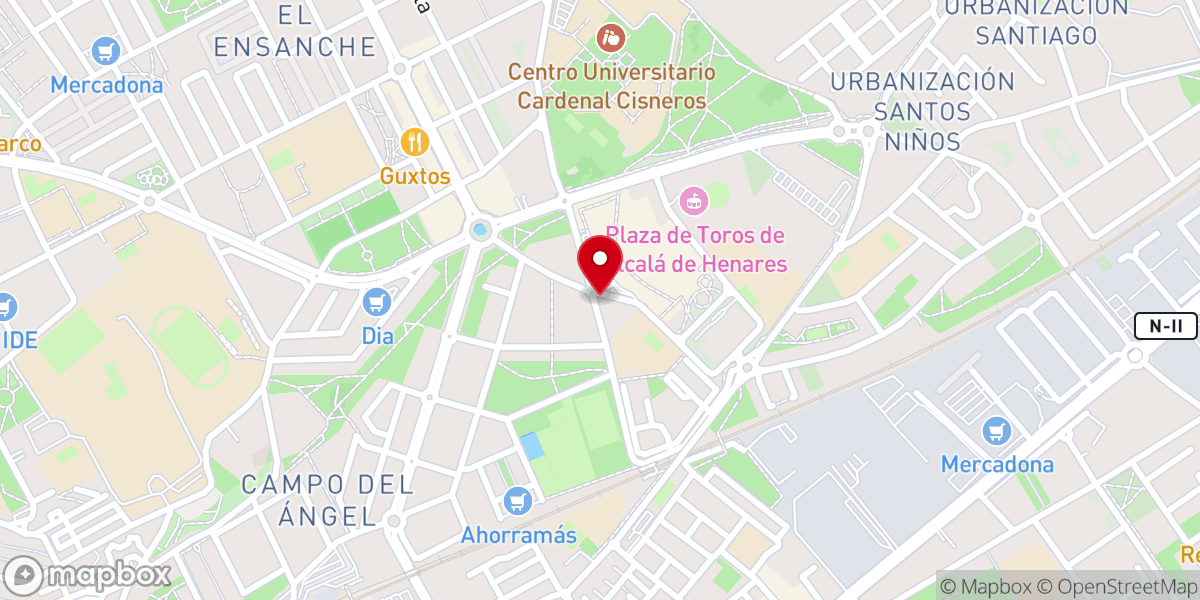 Map showing location of Iglesia Rumana Ortodoxa De Alcalá De Henares