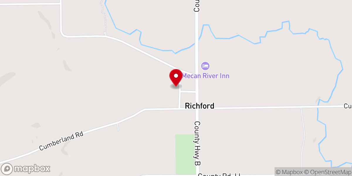 Map showing location of St Peter Lutheran Church