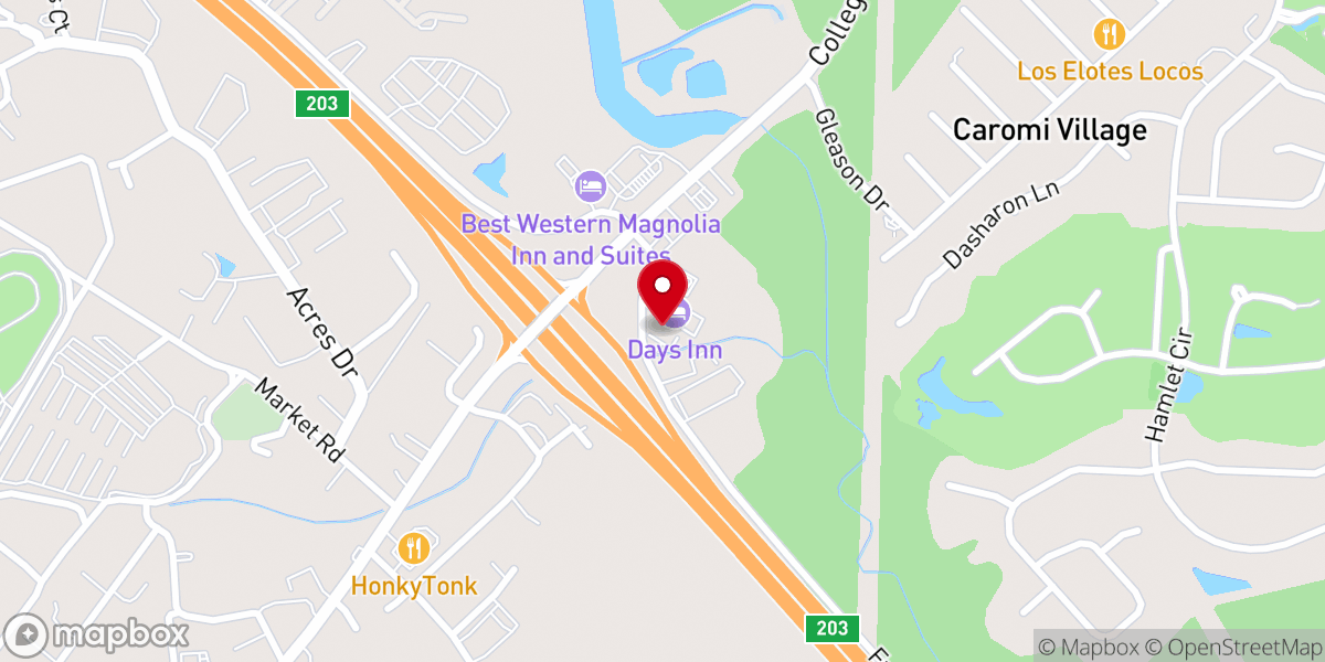 Map showing location of Rodney's Rockets Fireworks Supercenter- Ladson