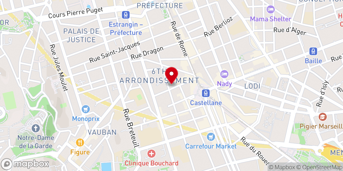 Map showing location of Église Notre Dame du Rosaire - Couvent des Dominicains