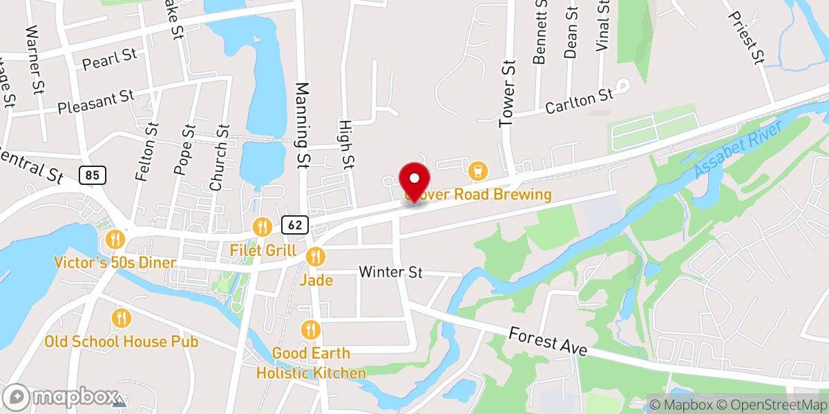 Map showing location of Grace Baptist Church Inc