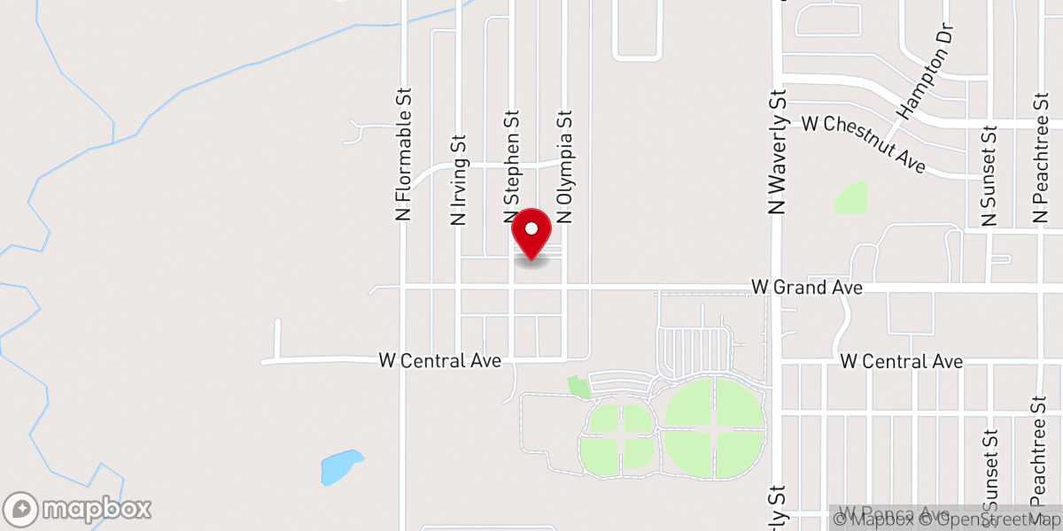 Map showing location of Community Christian Church
