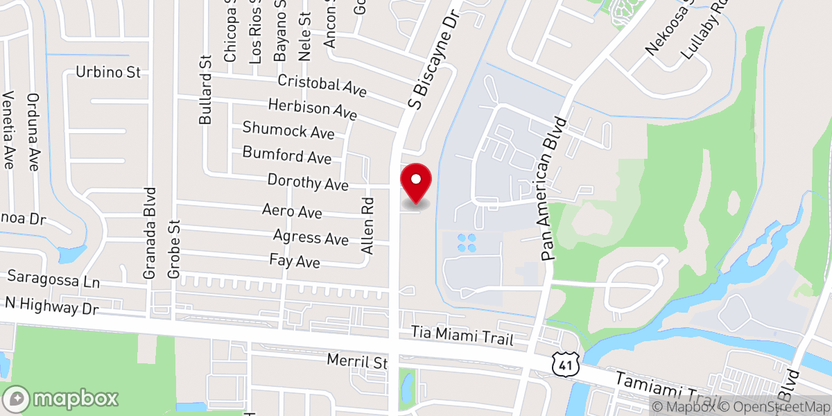 Map showing location of Iglesia Jesus Camino de Salvacion