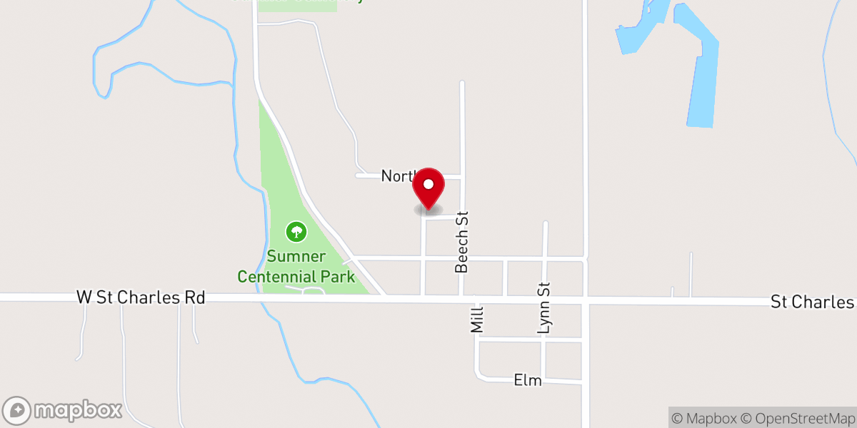 Map showing location of New Hope Tabernacle