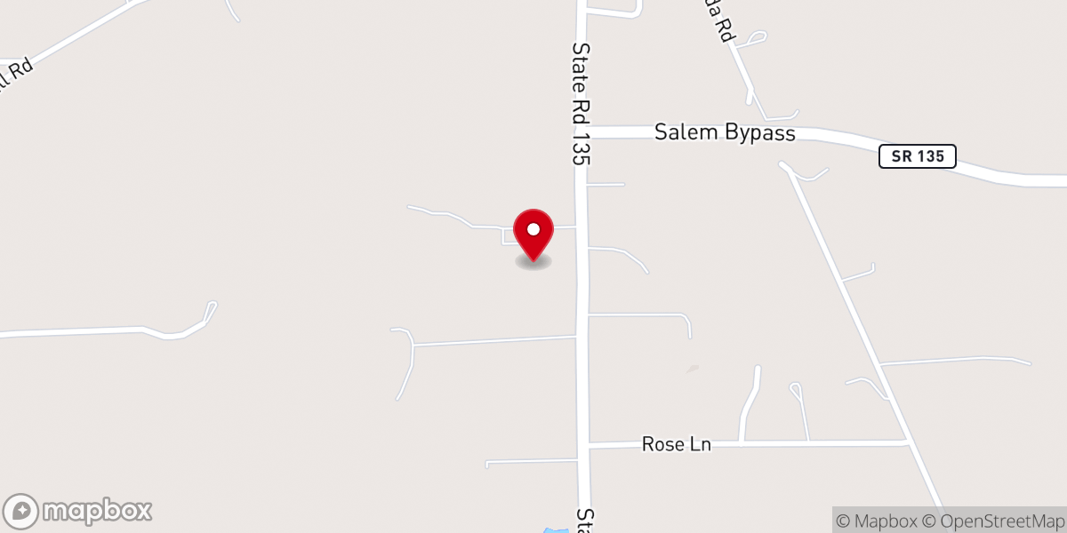 Map showing location of Southern Hills Church